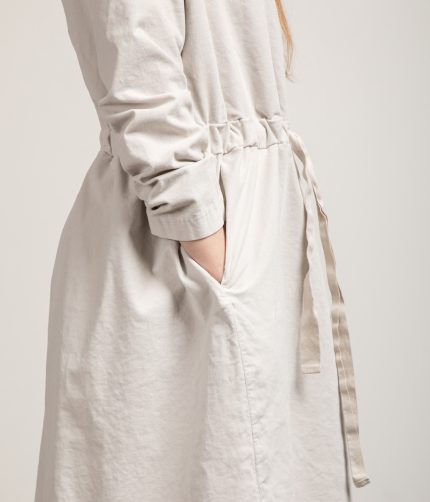 COLLAR DRAWSTING DRESS V