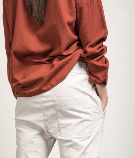 SLIM TROUSERS VELVET